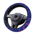 thumbnail image 4 of Daiia Steering Wheel Covers Neon Gradient Blue Elastic Skidproof Steering Wheel Protective Cover Case Steering Wheel Protector Comfortable Protective Case For Suv Sedan Decor, 4 of 8