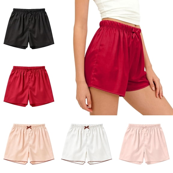 Babcutegg Kids Girls Summer Shorts Soft Lightweight High Waist Casual Fashion Shorts Wine Size 11-12