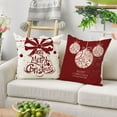 thumbnail image 3 of Juego de Almohada navideñas con Doble Cara Impresa Decoración navideña Decoraciones navideñas de InviernoA4PCS, 3 of 5