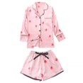 thumbnail image 2 of Juego de s para mujer de simulación de seda de de 7 piezas, ropa de dormir , regalo perfecto para tu mamá, esposa o amigos Baoblaze  Pijamas sedosos para mujer, 2 of 8