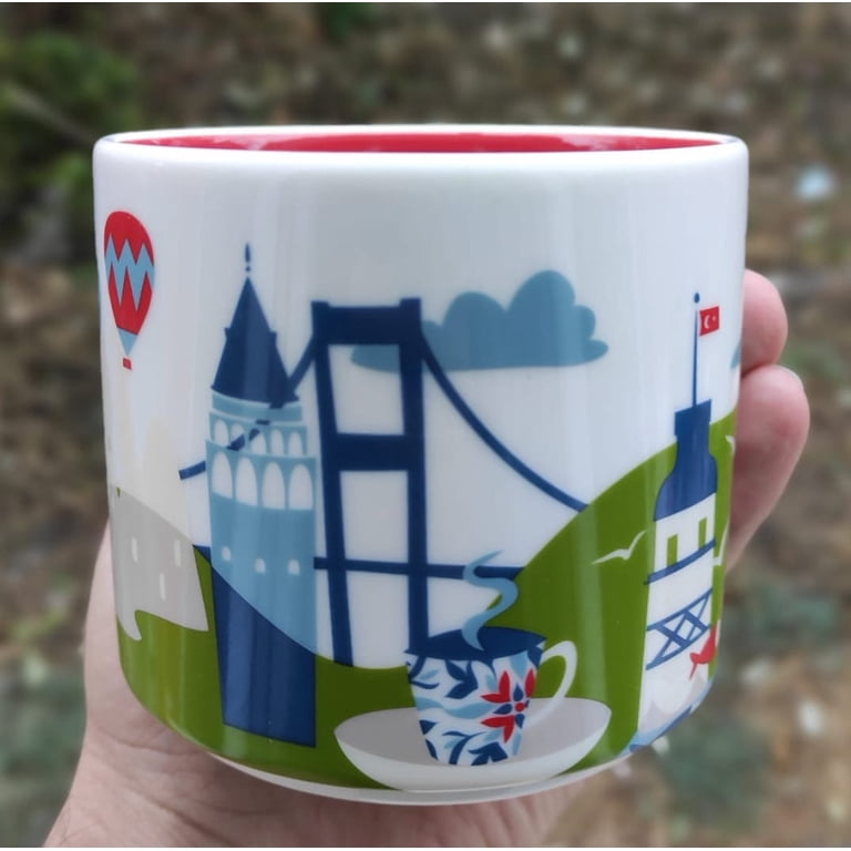 Starbucks Mug Starbucks 2013 You Are Here California Mug  14 Oz Ceramic,  Collectible Design, Microwave & Dishwasher Safe Starbucks You Are Here  Collection 2013