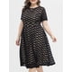 thumbnail image 5 of Vestido de encaje de talla grande para mujer Vestido de noche de fiesta elegante de manga corta V Romacci Vestido, 5 of 7