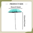 thumbnail image 3 of Sombra para paraguas para plantas exteriores – Parasol de protección solar UV para macetas, parterres, decoración del jardín – estructura de hierro resistente, diámetro de 25,6 pulgadas, morado, 3 of 6