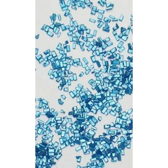 Sprinkle Deco Sapphire Edible Cake Cupcake Cookie Decoration Glitter Sugar Crystals 6oz