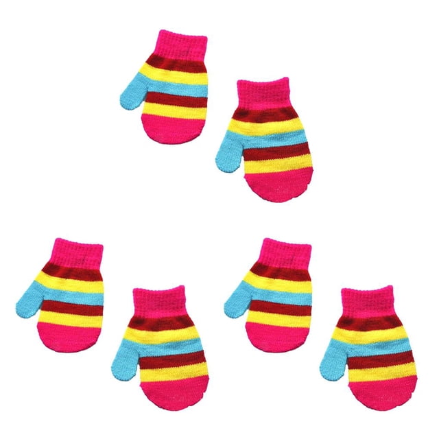 Minnieouse 1 par de manoplas para niños, manoplas cómodas y coloridas para niños pequeños, funda para calentar las manos, manoplas para niños al aire Type1 NO1 Minnieouse CBP385403