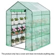 thumbnail image 4 of YAOMOBB Low Temperature Resistant Greenhouse Cover Waterproof Greenhouses Replacement Cover Thermal Insulation PE Cover with Door for Rainproof Protection, 4 of 7