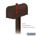 thumbnail image 2 of Salsbury Industries 4895BRZ Standard Mailbox Post - In-Ground Mounted - Bronze, 2 of 3