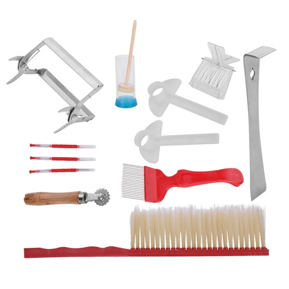 12Pcs Beekeeper Starter Kit, Beekeeping Supplies, Beekeeping Tools Kit for Beekeepers