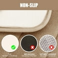 thumbnail image 5 of 3 Pcs Memory Foam Bath Mats Soft Absorbent Bathroom Rugs,Machine Washable Easy to Clean,Light Brown, 5 of 9