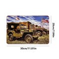 thumbnail image 4 of Chapa Metal Vintage para Coche Pintura Hierro Rectangular Pared Y Bar 30x20cm, 4 of 9