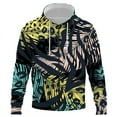 thumbnail image 1 of Sudadera con capucha y cremallera para hombre, mujer y niño, con estampado de leopardo en 3D, de manga larga, informal, para niño y niña, 1 of 6