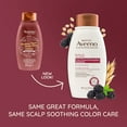 thumbnail image 2 of Aveeno Blackberry Quinoa Protein Blend: Ultimate Color-Treated Hair Protection & Nourishment - Sulfate-Free, Strengthening & Moisturizing Shampoo - Paraben & Dye-Free - 12 Fl Oz, 2 of 3