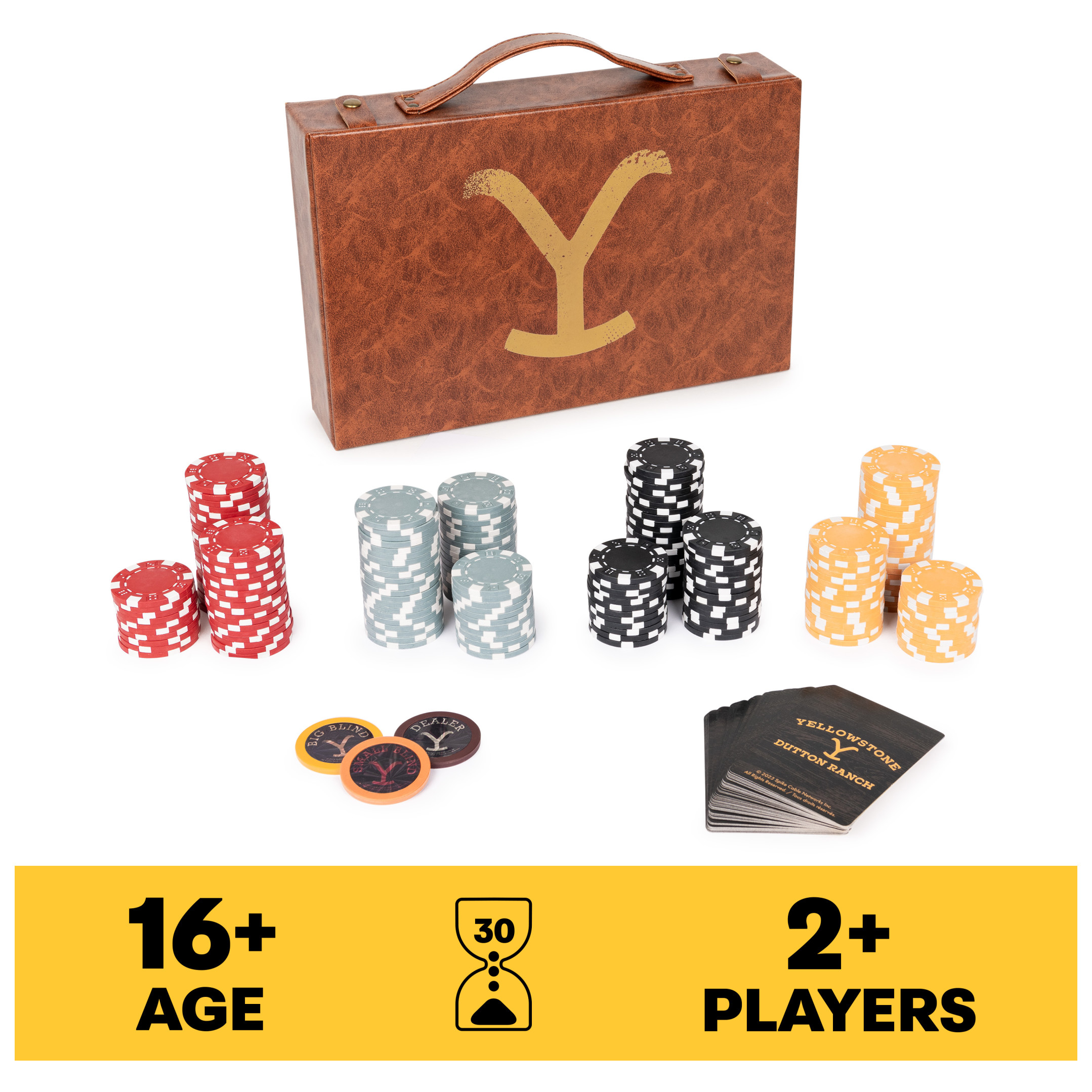 Spin Master Yellowstone Poker Set (200-Piece) photo 2