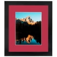 thumbnail image 2 of ArtToFrames 12x24" Matted Picture Frame with 8x20" Single Mat Photo Opening Framed in 1.25" Satin Black and 2" Rouge Mat (FWM-3926-12x24), 2 of 8