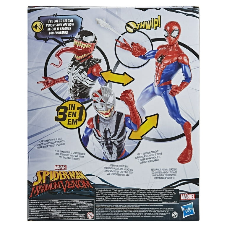 Marvel Spiderman: Maximum Venom Spiderman Kids Toy Action Figure