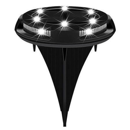 

lulshou 8 LED Solar Lights Underground Buried Garden Lawn Deck Roadway Outdoor Wall Lamp