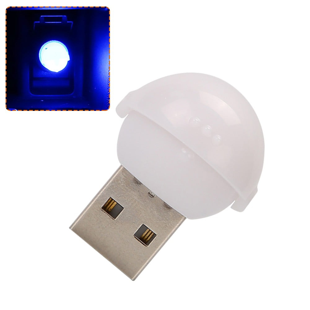 1x New Mini USB LED Light Car Interior Light Neon Atmosphere Ambient Lamp 