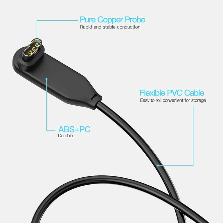 Chargeur Garmin Fenix 5 5S 5X 6 6S 6X Forerunner 935 945 45 245 Approach  S10 S40 S60 Quatix 5 Vivoactive 3 4 Vivomove 3 Vivosport