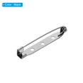 thumbnail image 3 of 50Pcs Badge Pins, 40mm Safety Pins Bar Badge Pins Name Tag Pin Bulk Flat Back Strips Small for Clothes DIY Crafts, Black, 3 of 6