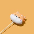 thumbnail image 4 of Compatible con funda Airpods, funda Airpod de silicona 3D divertida con personaje de dibujos animados Shiba Inu (Shiba Inu, AirPods Pro)., 4 of 5