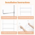 thumbnail image 4 of Lifewit 2-Tier Window Plant Shelves 15 inch, Acrylic Adjustable Hanging Floating Shelf, Window Sill Extender for Indoor Succulent Plants, Micro Greens, Seed Starter Pots, Herb Planters, 4 of 9