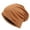Brown, variant on Beanie Hat Slouchy Good Stretchy Comfortable Touch Loose Quick Dry Keep Warm One-size Adult Men Women Winter Be