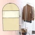thumbnail image 6 of Unique Bargains 3 Pcs Dustproof Perspective Garment Bag for Closet  Beige 31.5"x23.62", 6 of 6