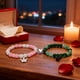 thumbnail image 4 of Pulseras de pareja con temática de San Valentín. Linda pulsera magnética ajustable para pareja. Regalo ideal para San Valentín. Pulsera de metal., 4 of 6