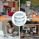 thumbnail image 4 of Thermos For Hot Food, Lunch Box, Thermal Lunch Box Stackable Hot Food Insulated Box 304 Stainless Steel Round Lunch Box Sealed Food Containers(double, 4 of 5