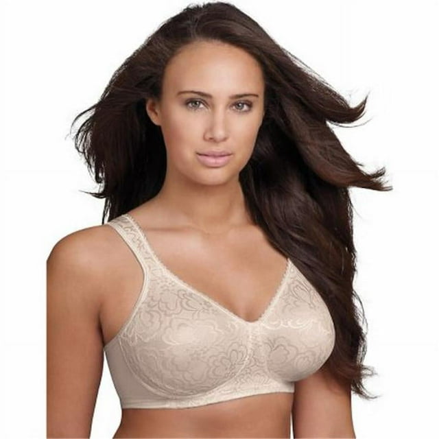 Nude Playtex 18 Hour Ultimate Lift & Support Wirefree Bra - Size 44D