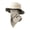 Khaki, variant on Breathable Fisherman Hat With Detachable Face Shield Wide Brim UPF Sun Protection Quick Dry Mesh For Fishing Hiking Camping