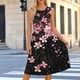 thumbnail image 1 of TaTaai Sleeveless Shift Dress with Pockets - Women‘s Floral Print Summer Dress in Soft Cotton, Round Neck Casual Loose Fit Short Dress Gift, 1 of 7