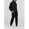 thumbnail image 3 of PRETTYGARDEN Women's Fall 2 Piece Lounge Sets Zip Up Sweatshirt Jogger Pants Sweat Track Suits Travel Outfit Winter Clothing, 3 of 9