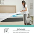 Sealy Chill 4" Gel Memory Foam Mattress Topper with Pillowtop Cover