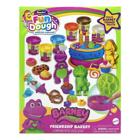 Barney Softee Dough Friendship Bakery Modeling Dough Playset: Ages 3 