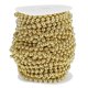 thumbnail image 1 of Rollo de 25 m de alambre de perlas galvanizadas para decoración de bodas, 6 mm (dorado), 1 of 14