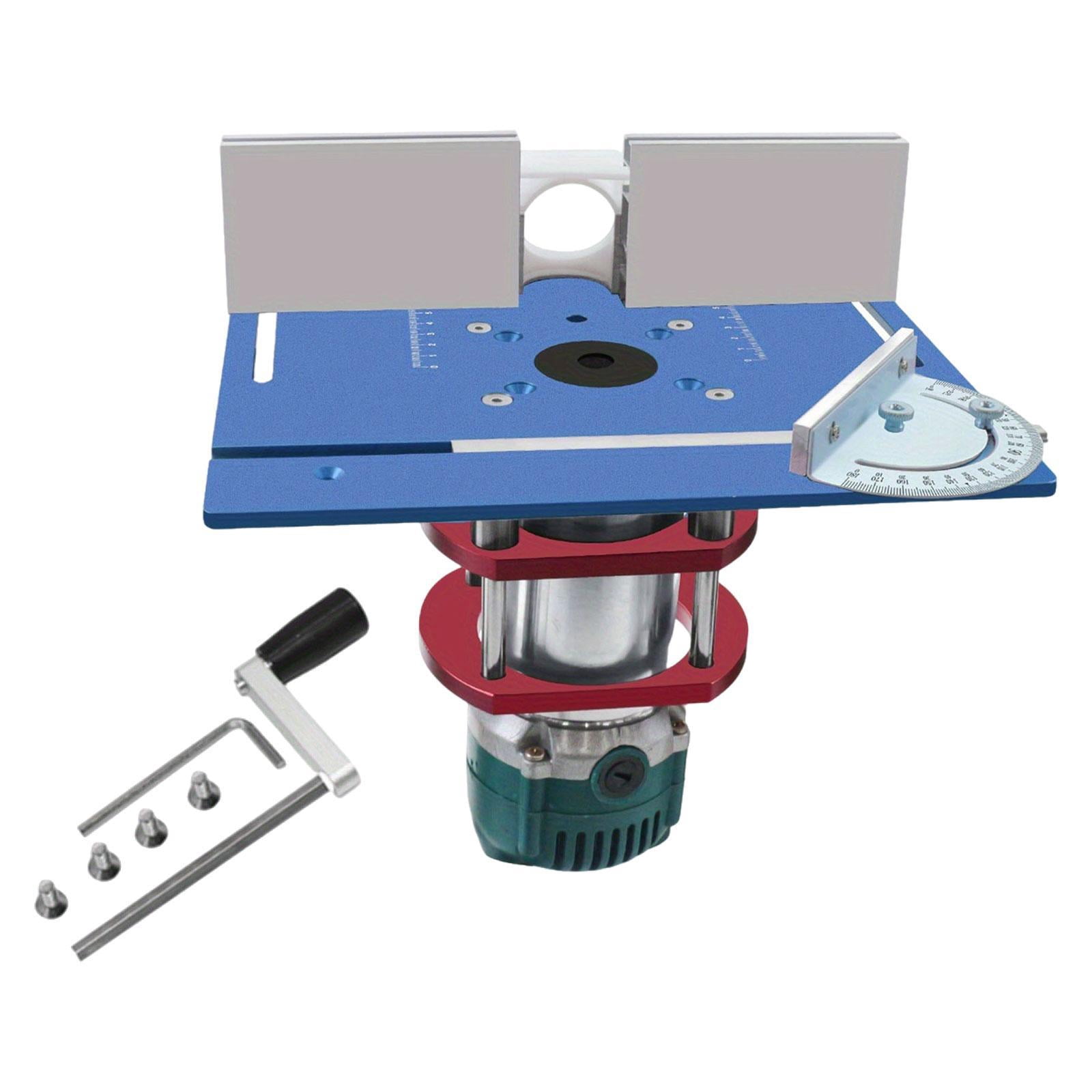 Colaxi Router Table Insert Plate Benches Router Trimmer Wood Milling Flip Board Carpentry Tool Sturdy Router Lift