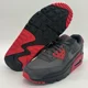 thumbnail image 4 of Nike Air Max 90 Black Smoke Gray Red Sneakers DM0029-007 Mens Sizes BRAND NEW, 4 of 6