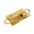 thumbnail image 2 of Plato de fruta Alimento Servicio de la bandeja Metal Multifuncional Bandeja de frutas Camisque Servicio de dulces para el hogar Sala de estar Fruits Oro, 2 of 8