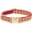 Brick Red, variant on Woven Dog Collar with Metal Buckle Adjustable Jacquard Retro Dog Collars for Small Medium Large Dogs(Brick Red,S)