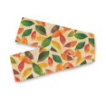 thumbnail image 7 of Yayeee Table Runner 70 inches Long Home Kitchen Dinning Party Decoration, Green Retro Autumn Leaves, 7 of 7