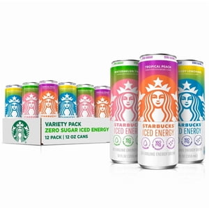 Starbucks Iced Energy 3 Flavor Variety Pack, 12 fl oz, 12 Pack