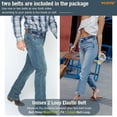 thumbnail image 4 of WHIPPY Men's No Buckle Belts for Jeans Elastic Belt for Women Adjustable Stretch Belt, 4 of 8