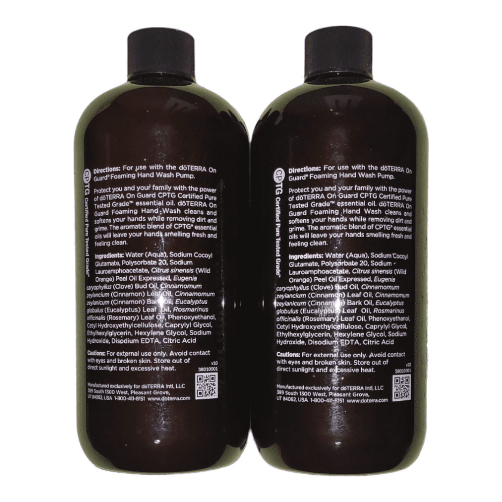 doTERRA On Guard Foaming Hand Wash (16 oz) with 2 Dispensers