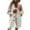 White, variant on Fesfesfes Coat for Women Sexy V-Neck Solid Color Long Sleeve Hoodless Casual Outwear Sale Items