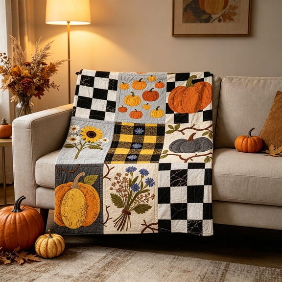 BZPIZ Halloween Throw Blankets, Funny Cute Pumpkin Double Sided Spooky Flannel Throw Blanket for Couch Sofa Bed Thanksgiving Gift for Women Men