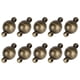 thumbnail image 1 of EeaseMX 10 cierres magnéticos cilíndricos de 8 mm para joyería, hebillas delicadas para collares, cierres multiusos para pulseras y bisutería (latón antiguo)., 1 of 7