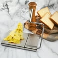 thumbnail image 4 of Stainless Steel Wire Cheese Cutter - Precision Cheese Slicer with Measurement Grid | Butter Cutter with Non-Slip Base & Ergonomic Handle for Block Cheese, Ham & Soft Fruits, 4 of 4