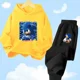 thumbnail image 3 of Ropa de bebé, ropa de abrigo para niño de 2 a 12 años, conjunto de sudadera con capucha, sudadera Sonic 2024 de primavera para niños, ropa para niña, madre e hijo, 3 of 5
