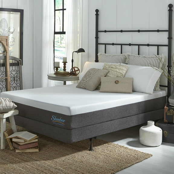 Slumber Solutions Restore 10" Gel Foam Mattress, Mattress-In-A-Box, Twin XL